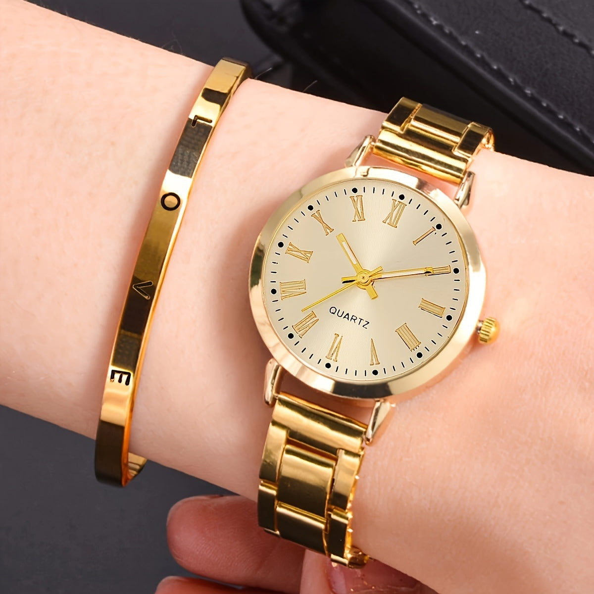Reloj de Mujer Cuarzo con Pulsera Elegante