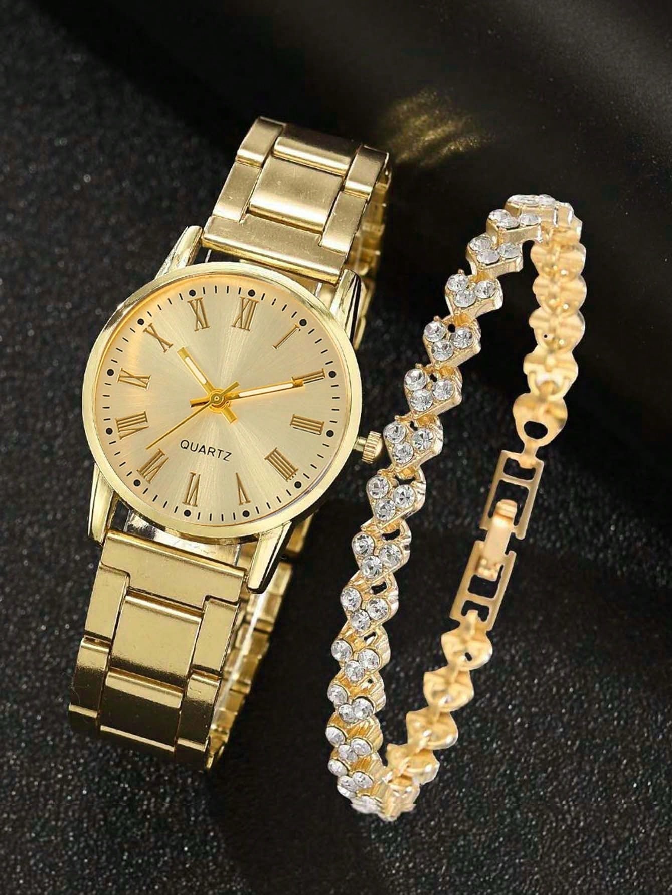 Reloj de Mujer Cuarzo con Pulsera Elegante