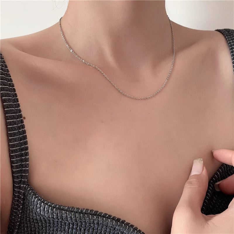 Collar con dije de corazón y perla