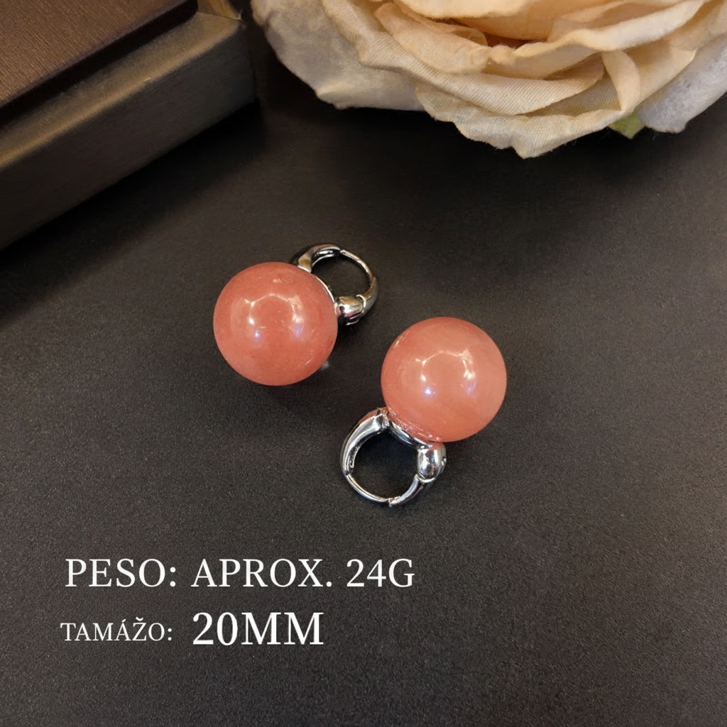Aretes de presión de colores - 13