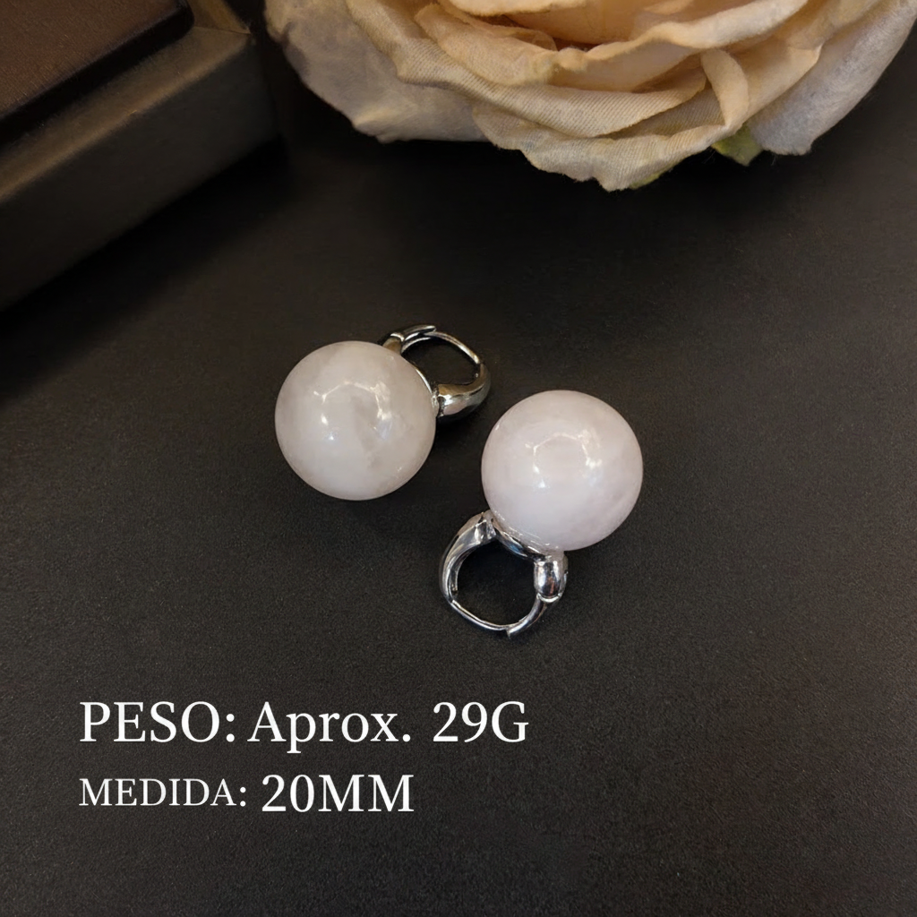 Aretes de presión de colores - 14
