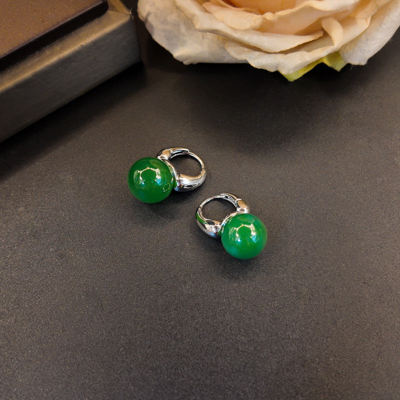 Aretes de presión de colores - 4