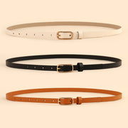 Cinturón delgado para mujer estilo vintage - 1