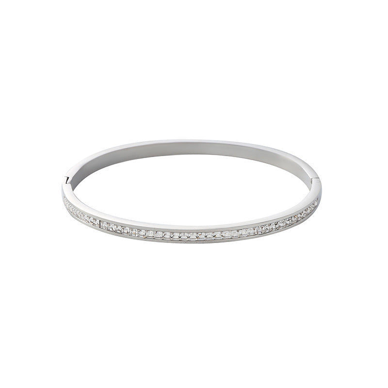 Set de 4 Piezas Pulseras y Anillos con Circones Dorado - 8