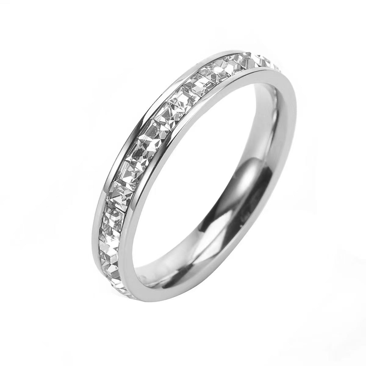 Set de 4 Piezas Pulseras y Anillos con Circones Dorado