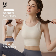 Top Deportivo con Brasier Integrado y Pants de Yoga - 1