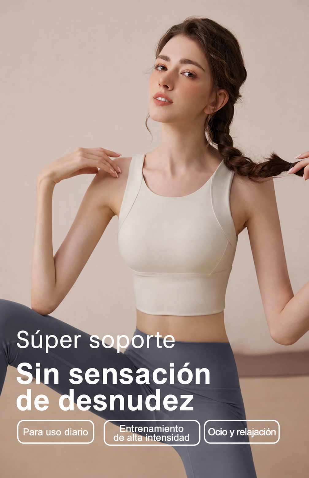 Top Deportivo con Brasier Integrado y Pants de Yoga - 10