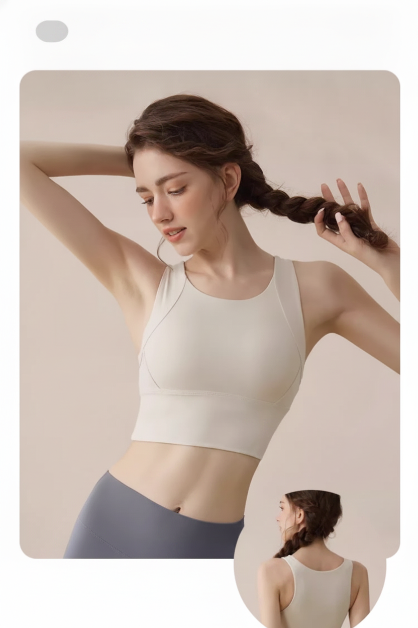 Top Deportivo con Brasier Integrado y Pants de Yoga - 12