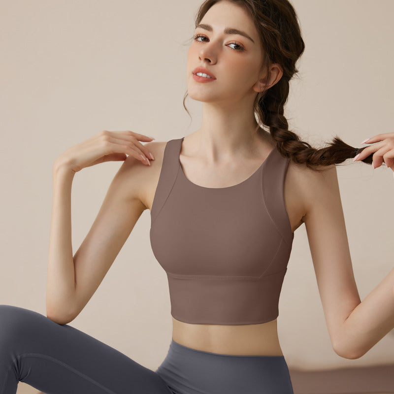 Top Deportivo con Brasier Integrado y Pants de Yoga
