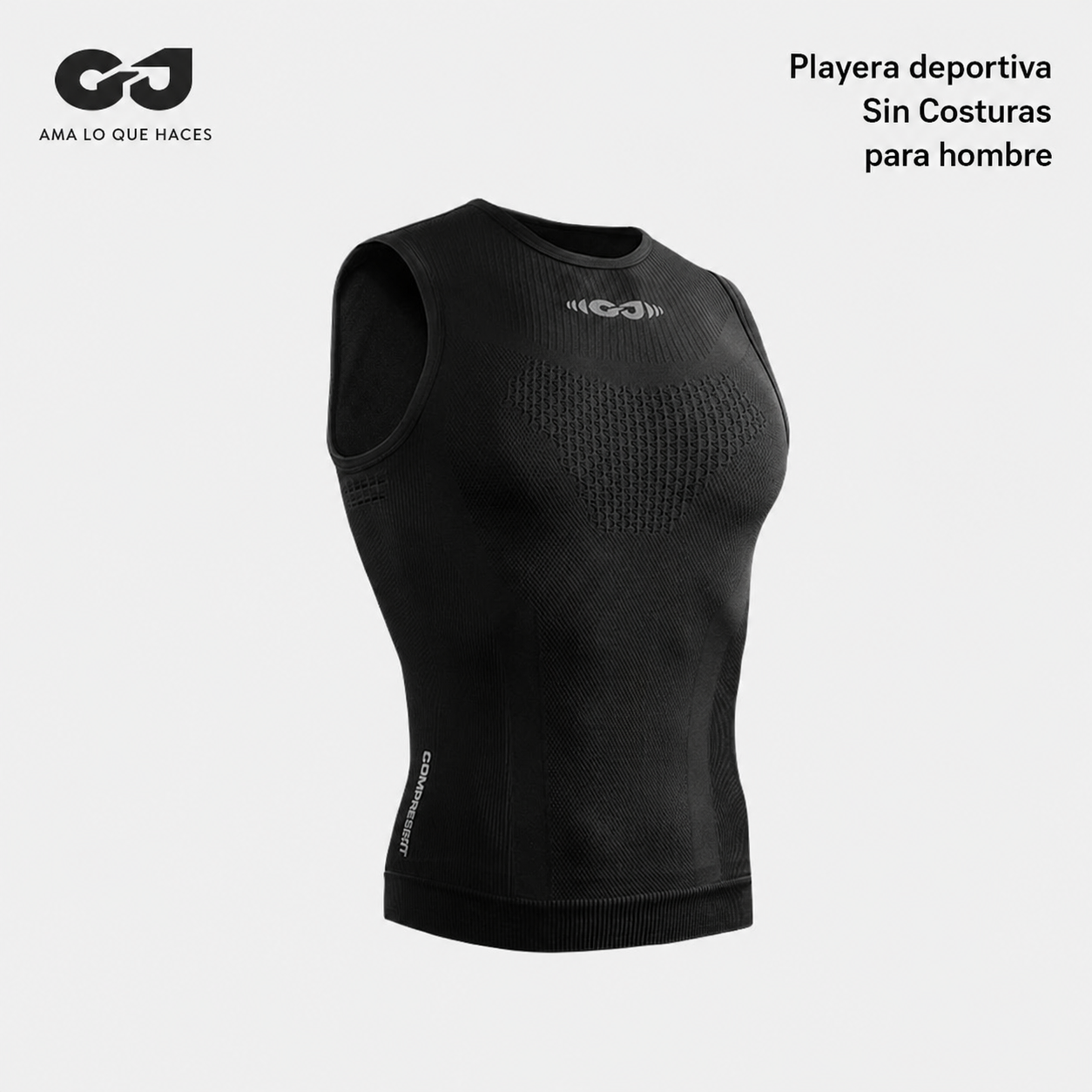 Playera deportiva Sin Costuras para hombre