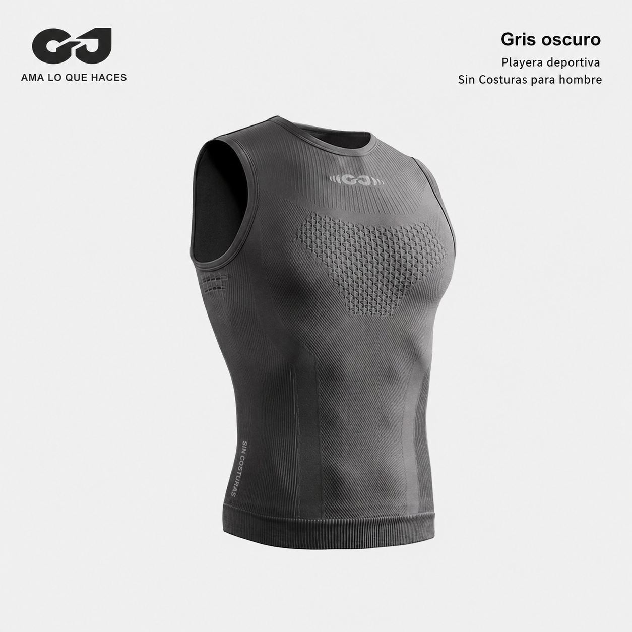 Playera deportiva Sin Costuras para hombre