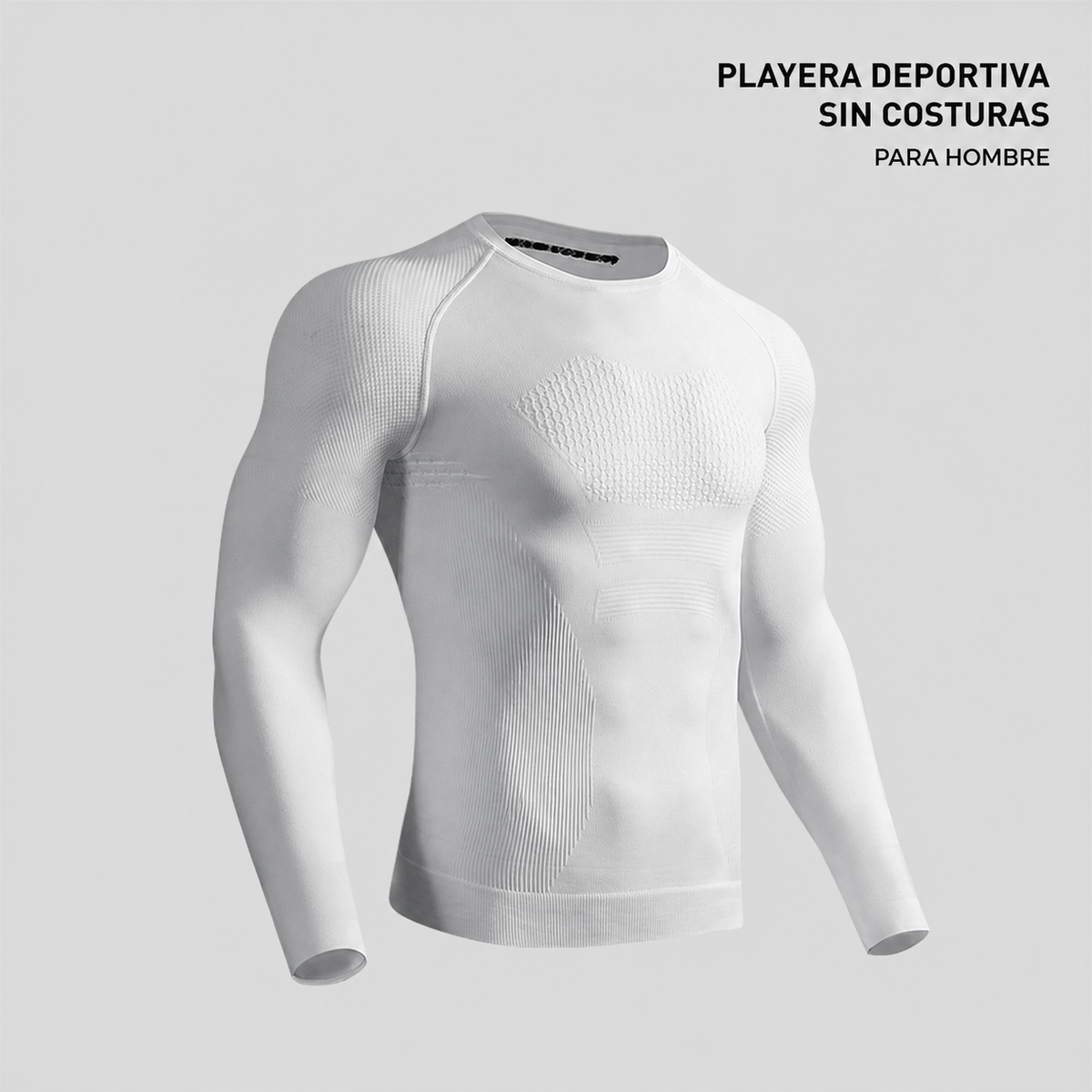 Playera deportiva Sin Costuras para hombre