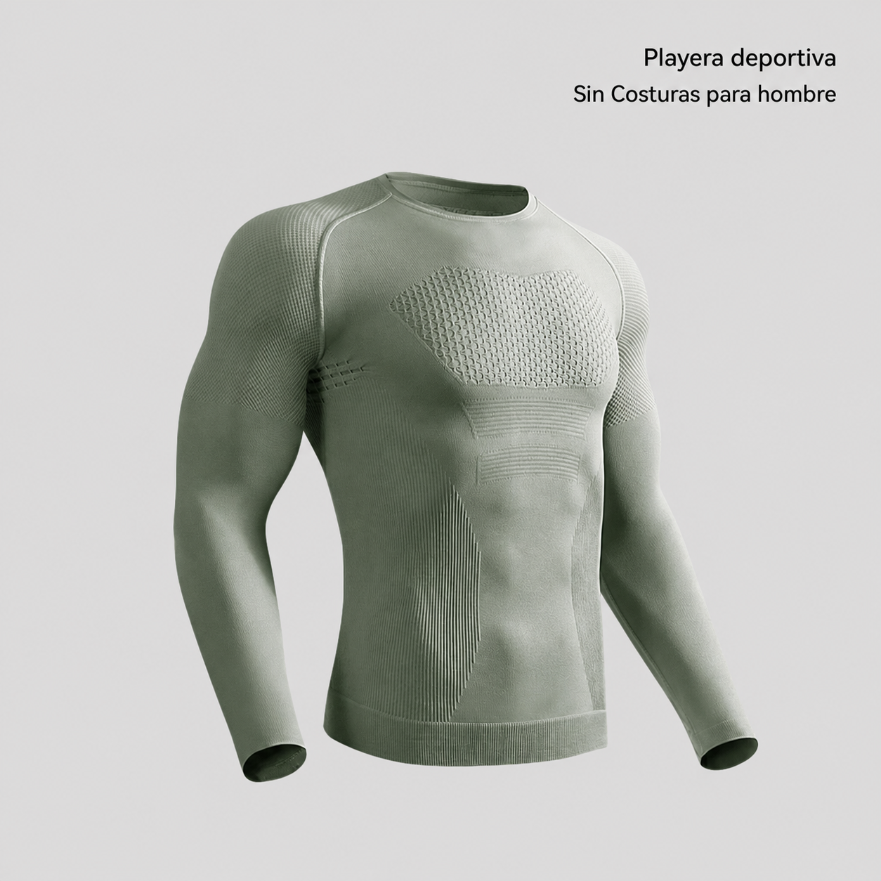 Playera deportiva Sin Costuras para hombre