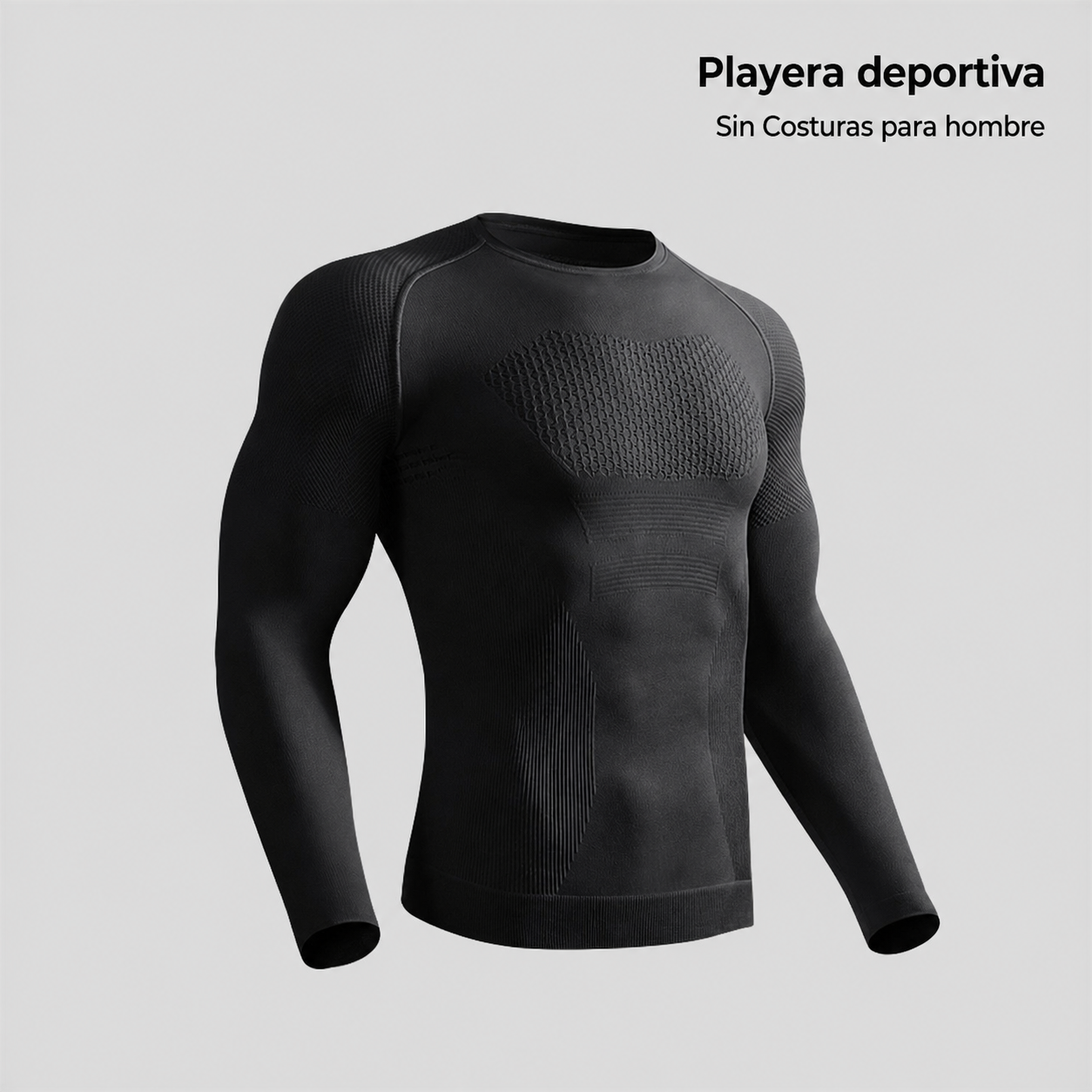 Playera deportiva Sin Costuras para hombre