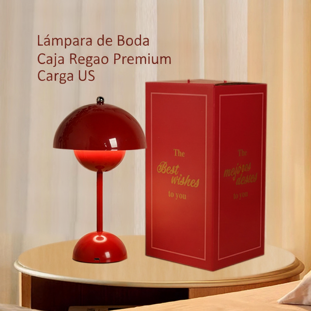 Lámpara de noche táctil diseño capullo decorativa - 10