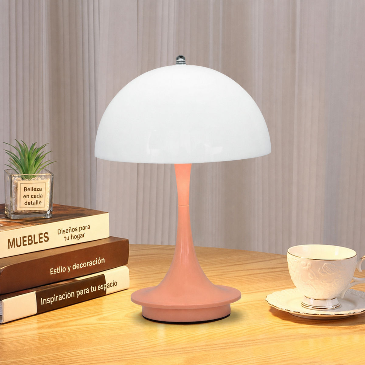 Lámpara de noche táctil diseño capullo decorativa