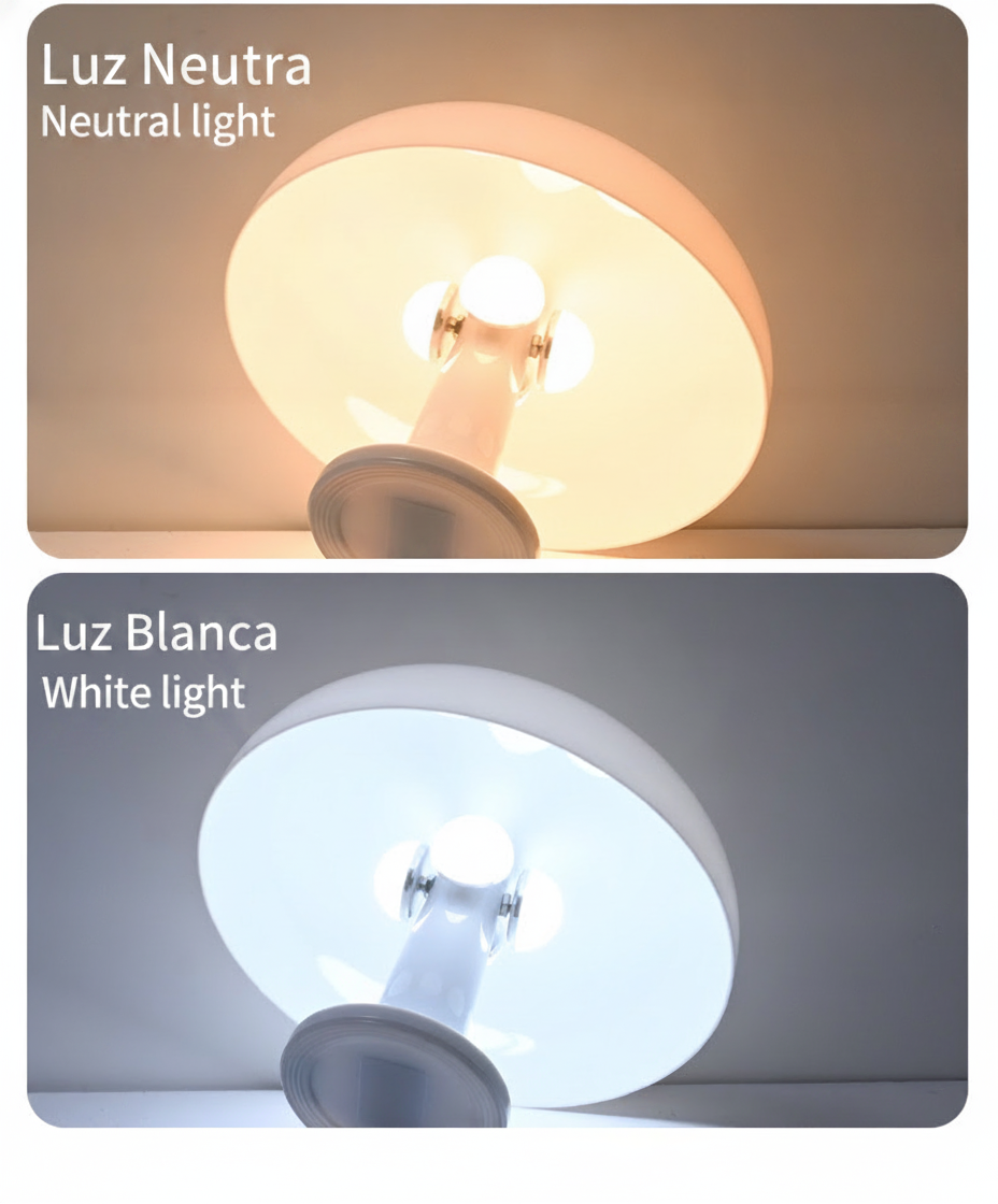 Lámpara de Mesa Seta Decorativa con 3 Tonos de Luz - 10