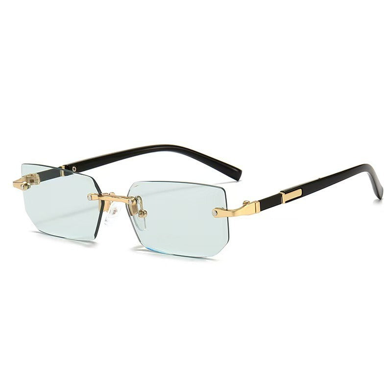 Lentes de Sol Sin Armazón Corte Diamante Unisex UV400 - 7