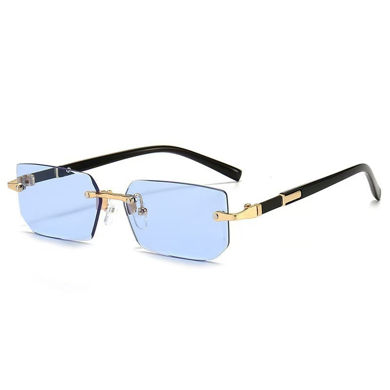 Lentes de Sol Sin Armazón Corte Diamante Unisex UV400 - 10