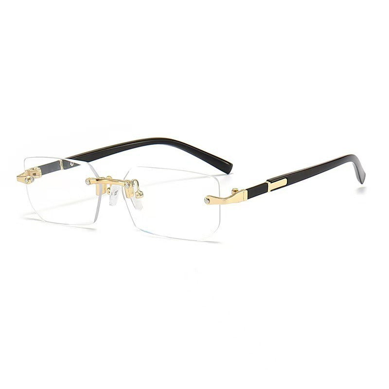 Lentes de Sol Sin Armazón Corte Diamante Unisex UV400
