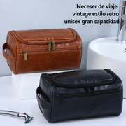 Neceser de viaje vintage estilo retro unisex gran capacidad - 1