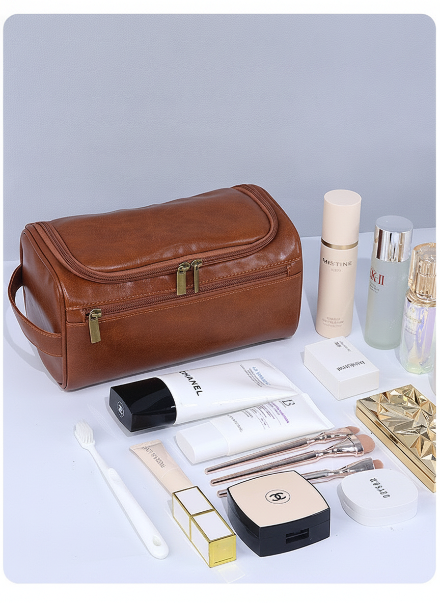Neceser de viaje vintage estilo retro unisex gran capacidad - 12