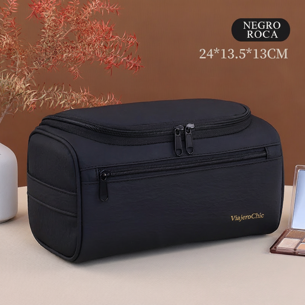 Neceser de viaje vintage estilo retro unisex gran capacidad - 6