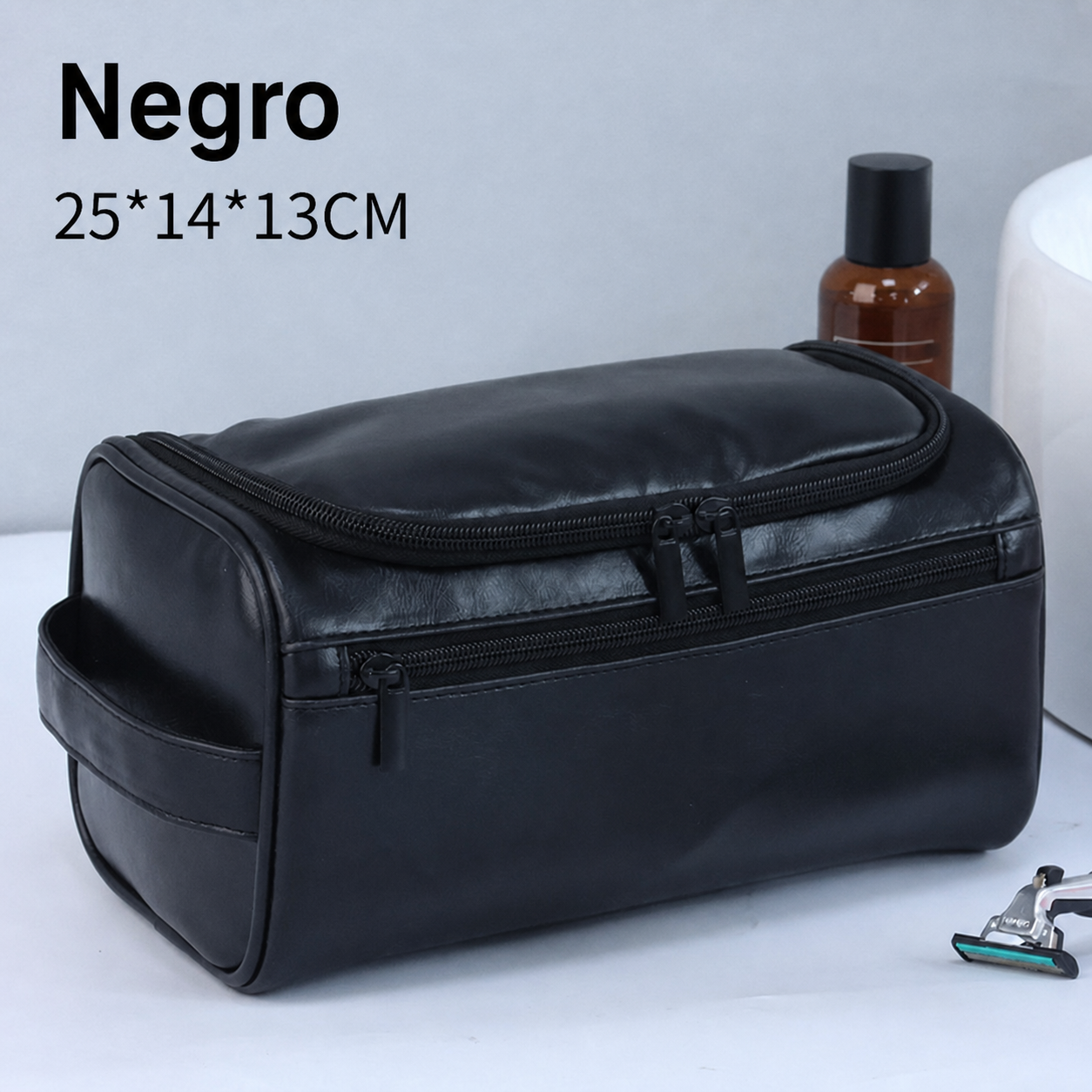Neceser de viaje vintage estilo retro unisex gran capacidad