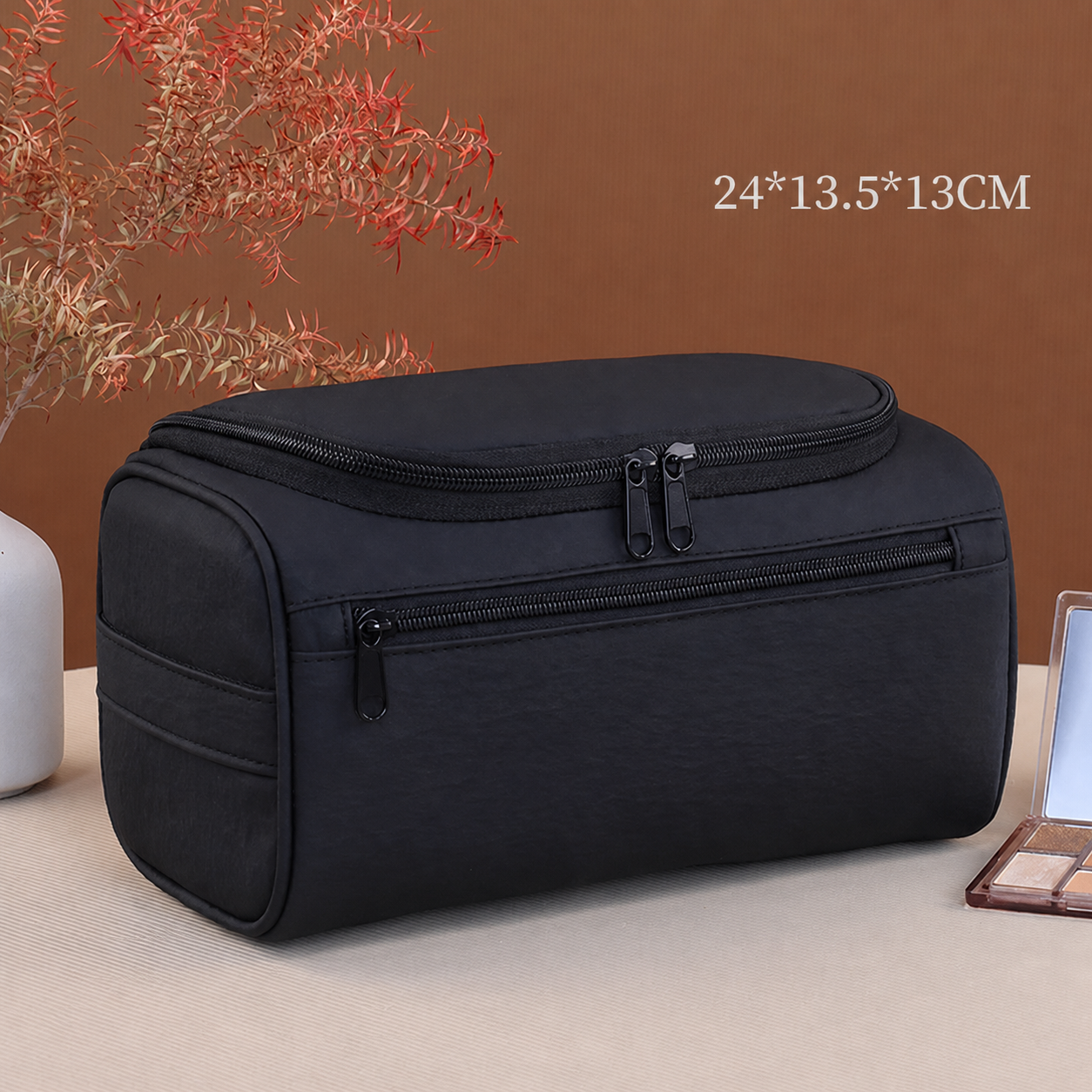 Neceser de viaje vintage estilo retro unisex gran capacidad