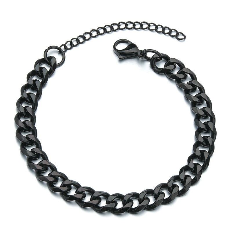 Pulsera Cadena Cubana Acero Inoxidable Hombre Mujer - 4