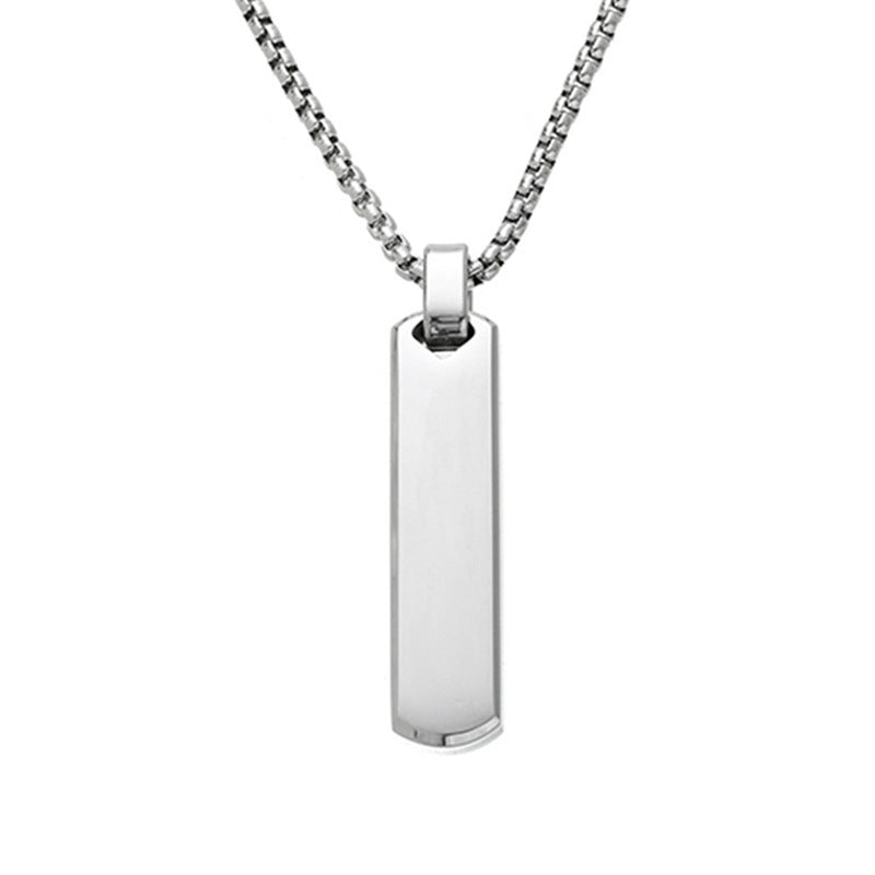 Collar Geométrico de Acero Inoxidable Unisex - 2