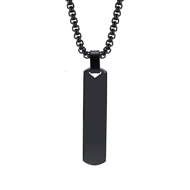 Collar Geométrico de Acero Inoxidable Unisex - 3