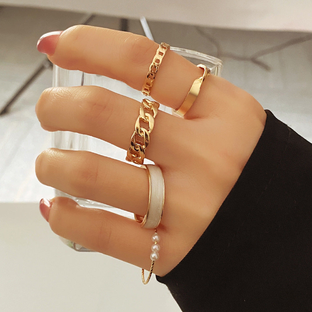 Set de Anillos con Mariposas y Corazones para Mujer