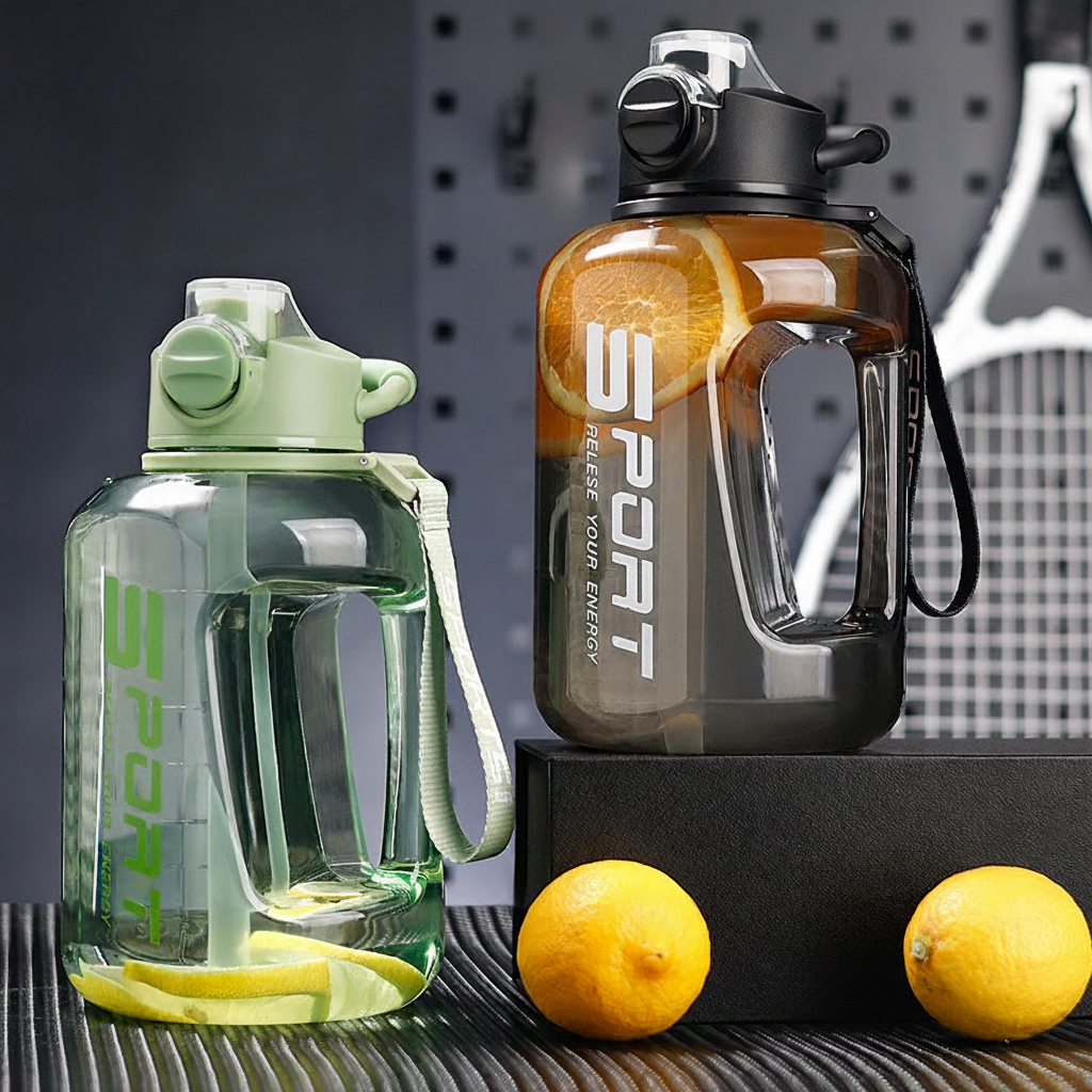 Botella deportiva con popote gran capacidad PC - 1
