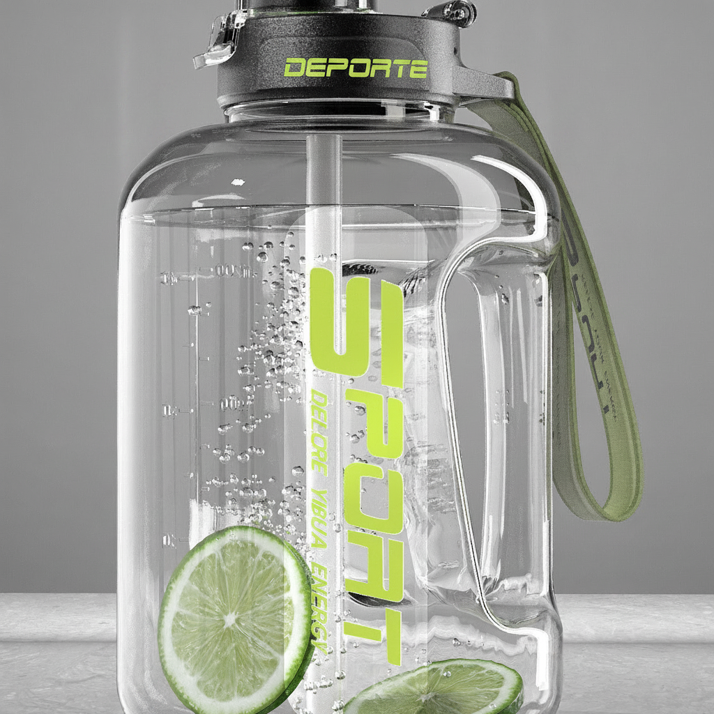 Botella deportiva con popote gran capacidad PC - 10