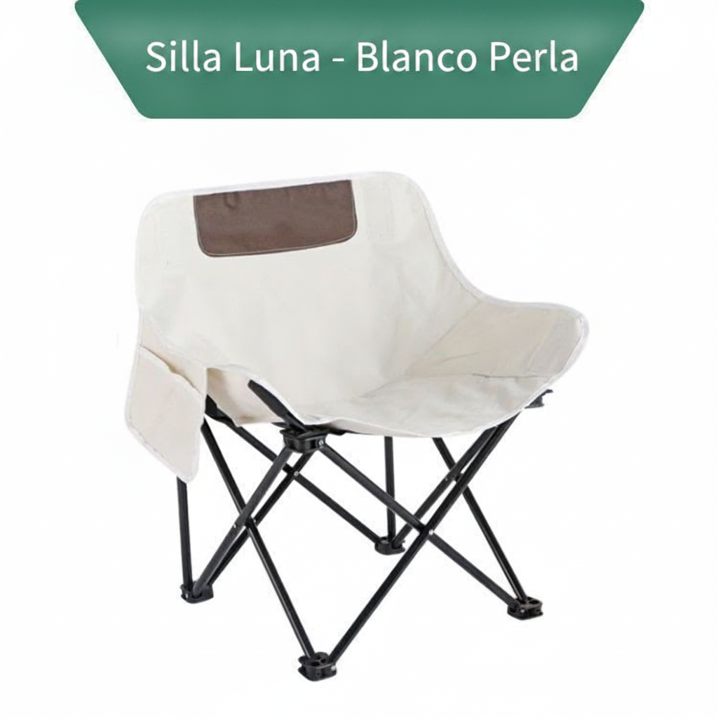Silla Plegable Luna para Camping con Respaldo Alto - 6