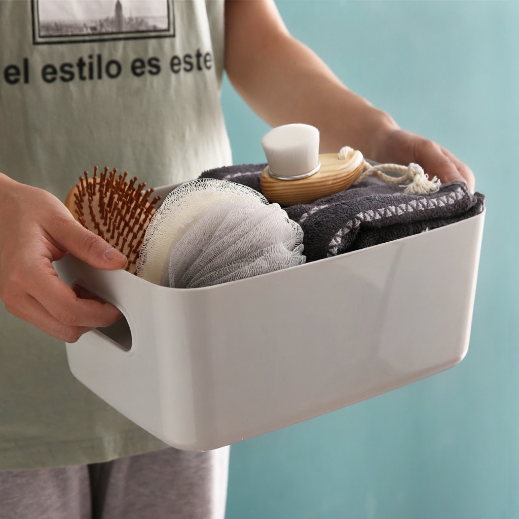 Organizador de escritorio plástico sin tapa 3 tamaños - 3