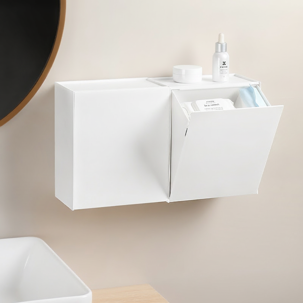 Organizador de Pared con Tapa para Baño y Hogar - 3