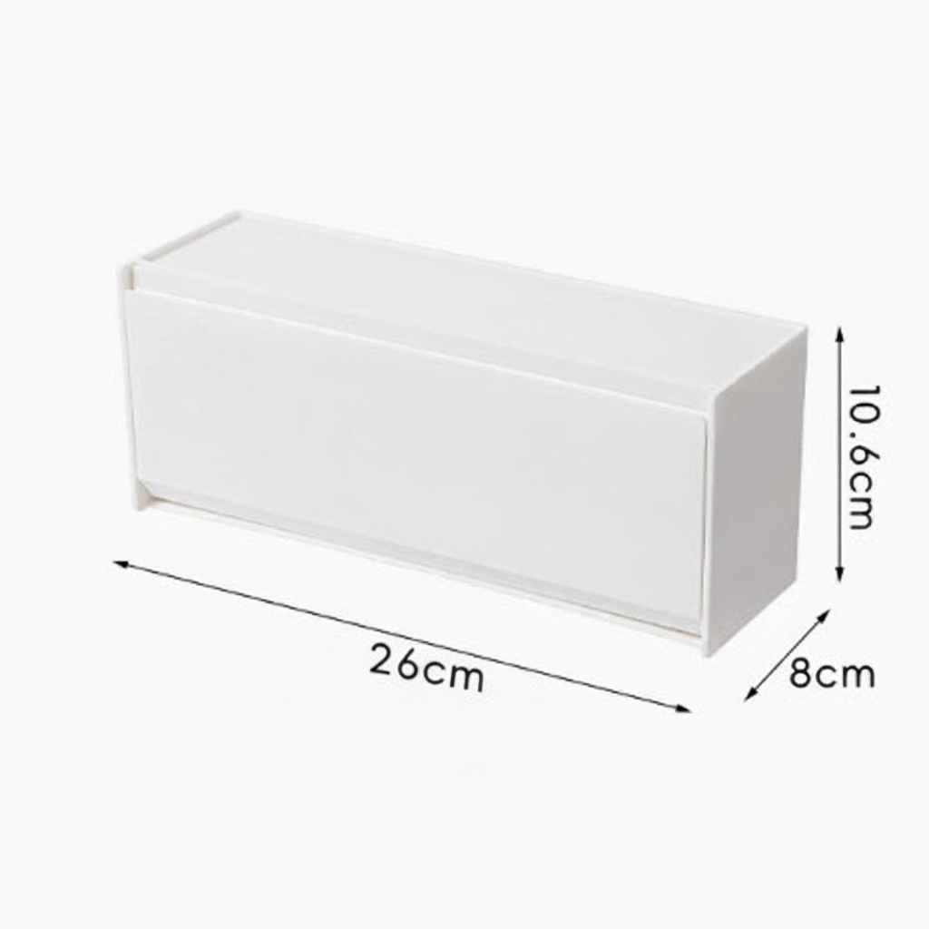 Organizador de Pared con Tapa para Baño y Hogar - 6