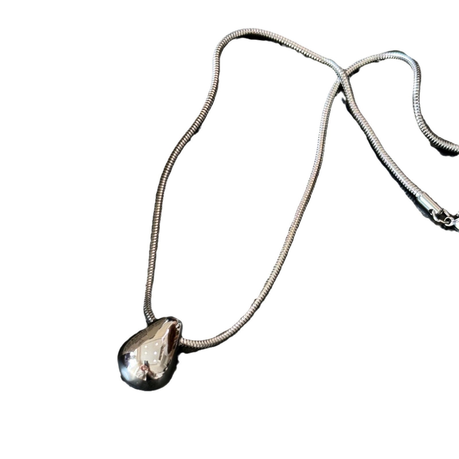 Collar colgante gota de agua minimalista para mujer - 5