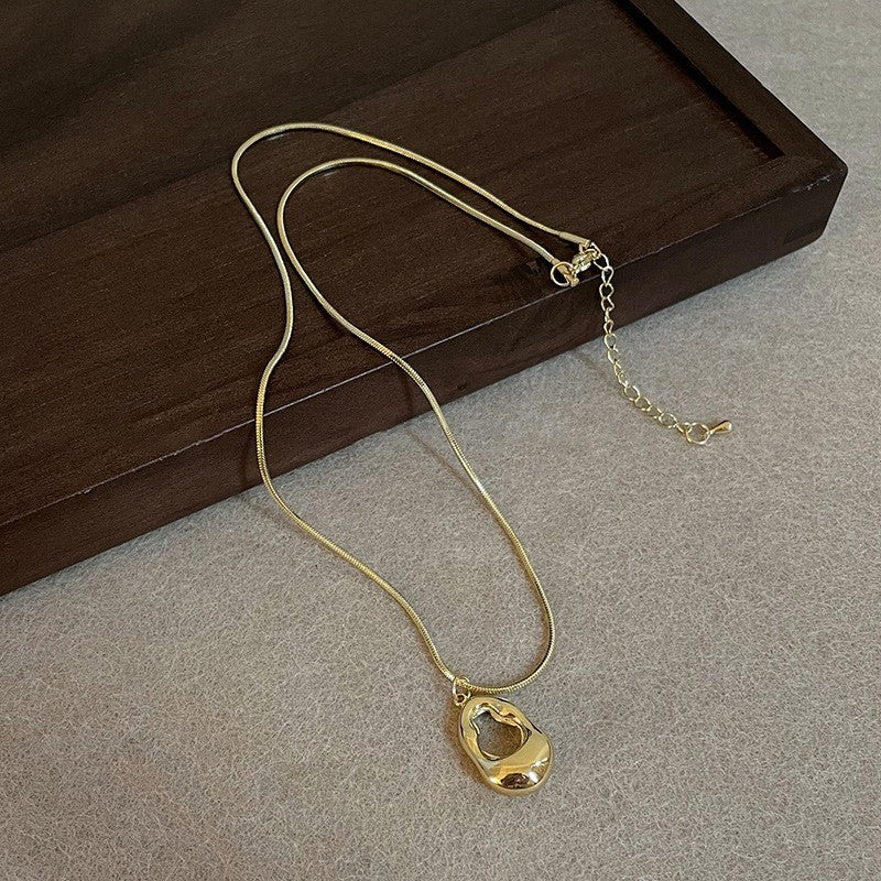 Collar colgante gota de agua minimalista para mujer - 10