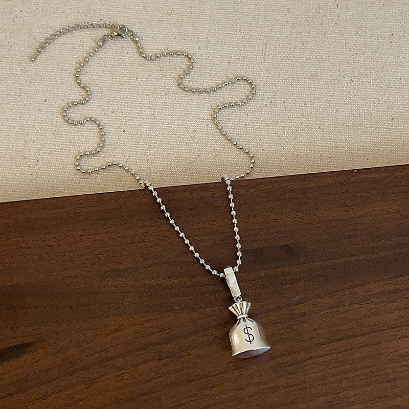 Collar colgante gota de agua minimalista para mujer