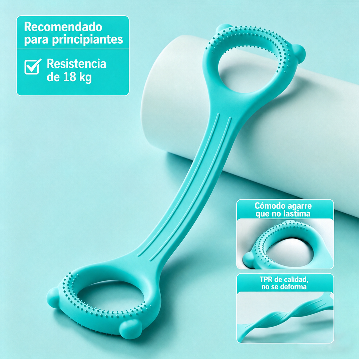 Expansor en 8 de TPR para espalda y hombros