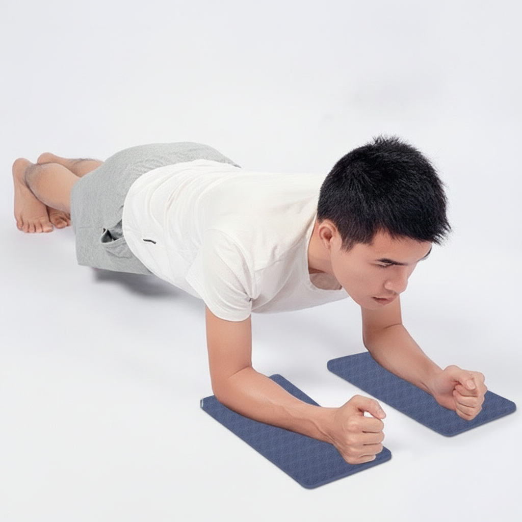 Cojín de yoga TPE antiderrapante 34×17 cm – par - 1