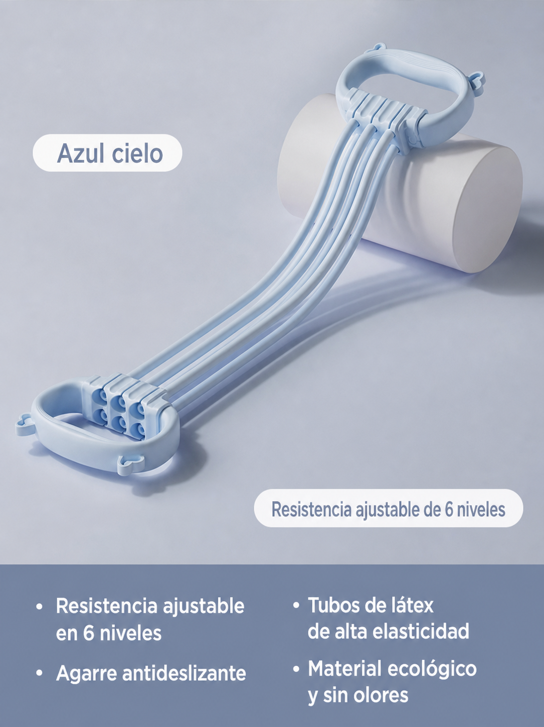 Banda Elástica Figura 8 para Yoga y Fitness - 6