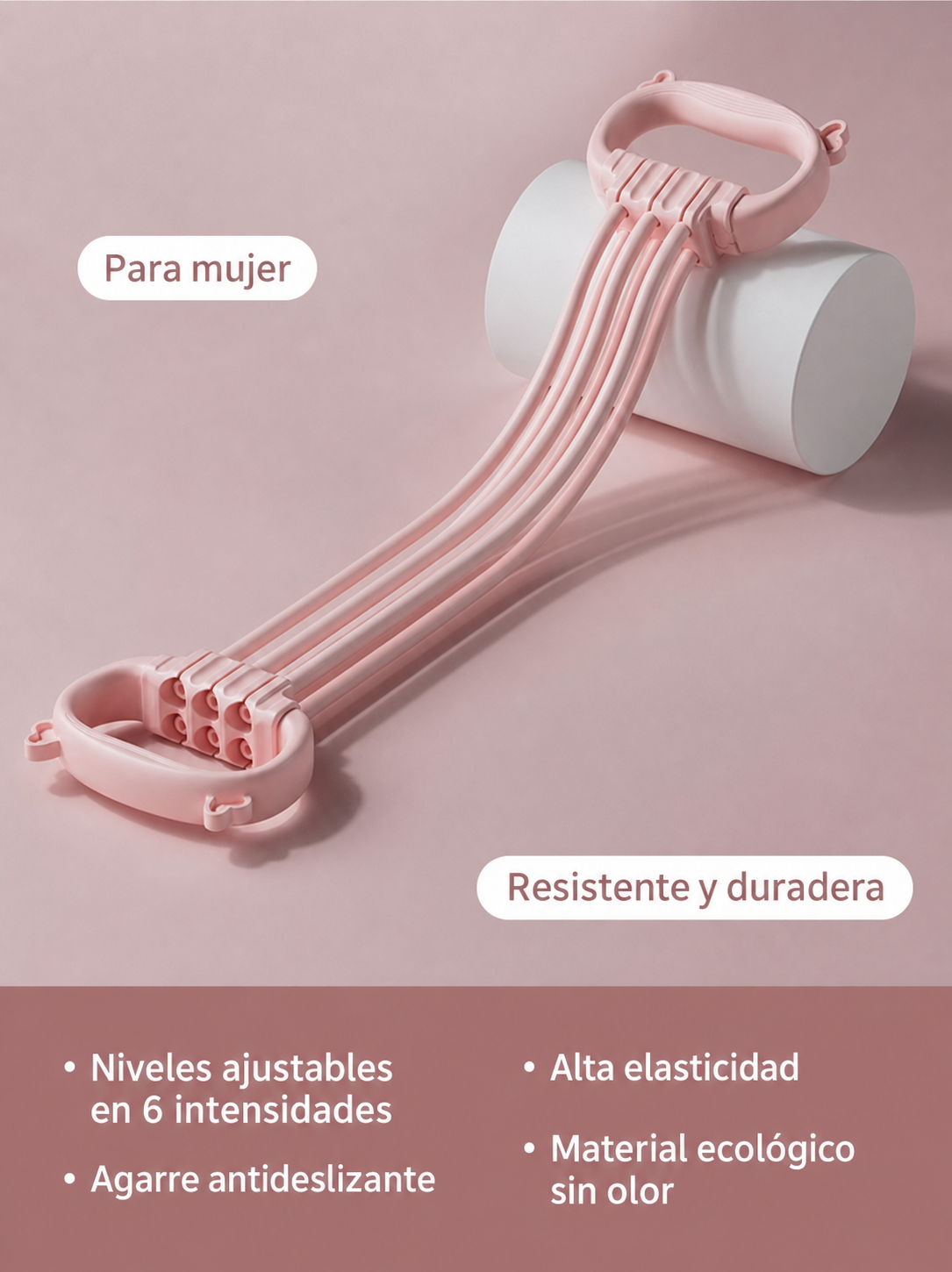 Banda Elástica Figura 8 para Yoga y Fitness