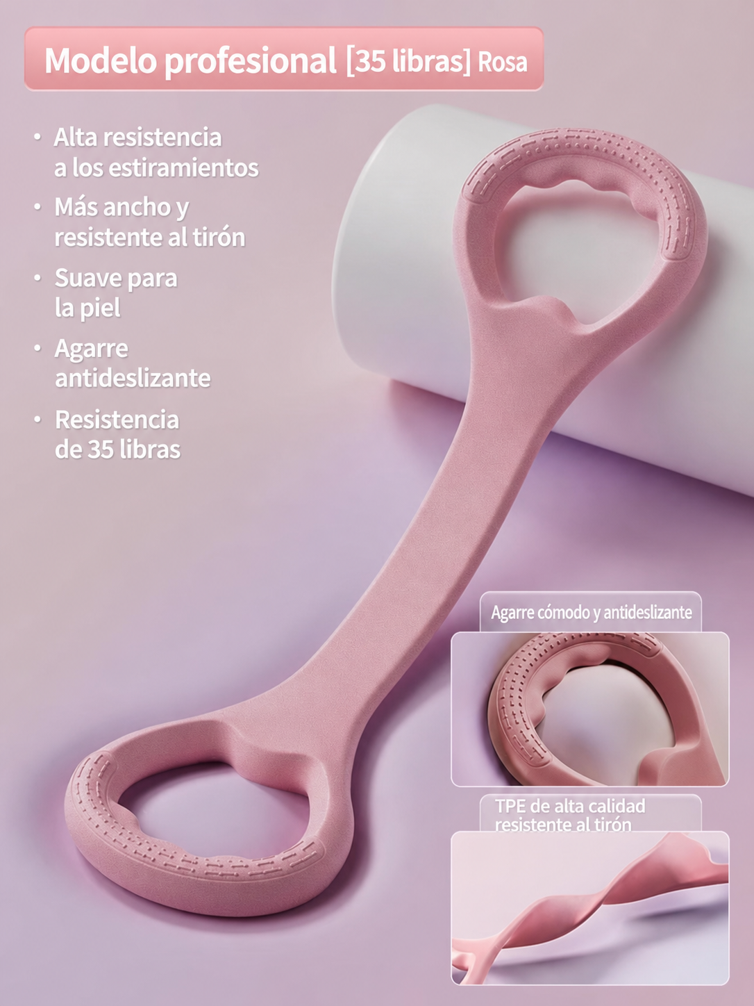 Banda Elástica Figura 8 para Yoga y Fitness