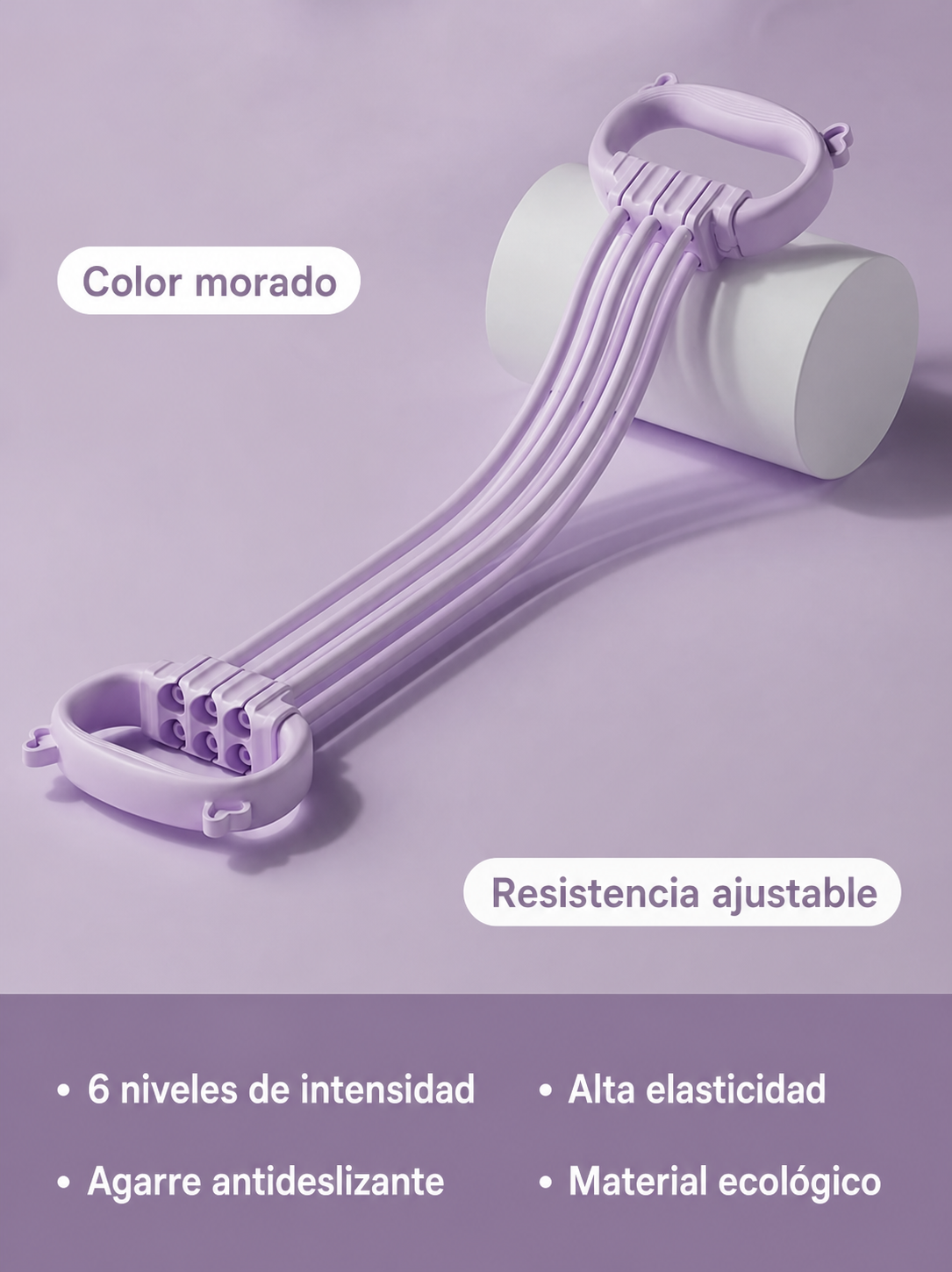 Banda Elástica Figura 8 para Yoga y Fitness