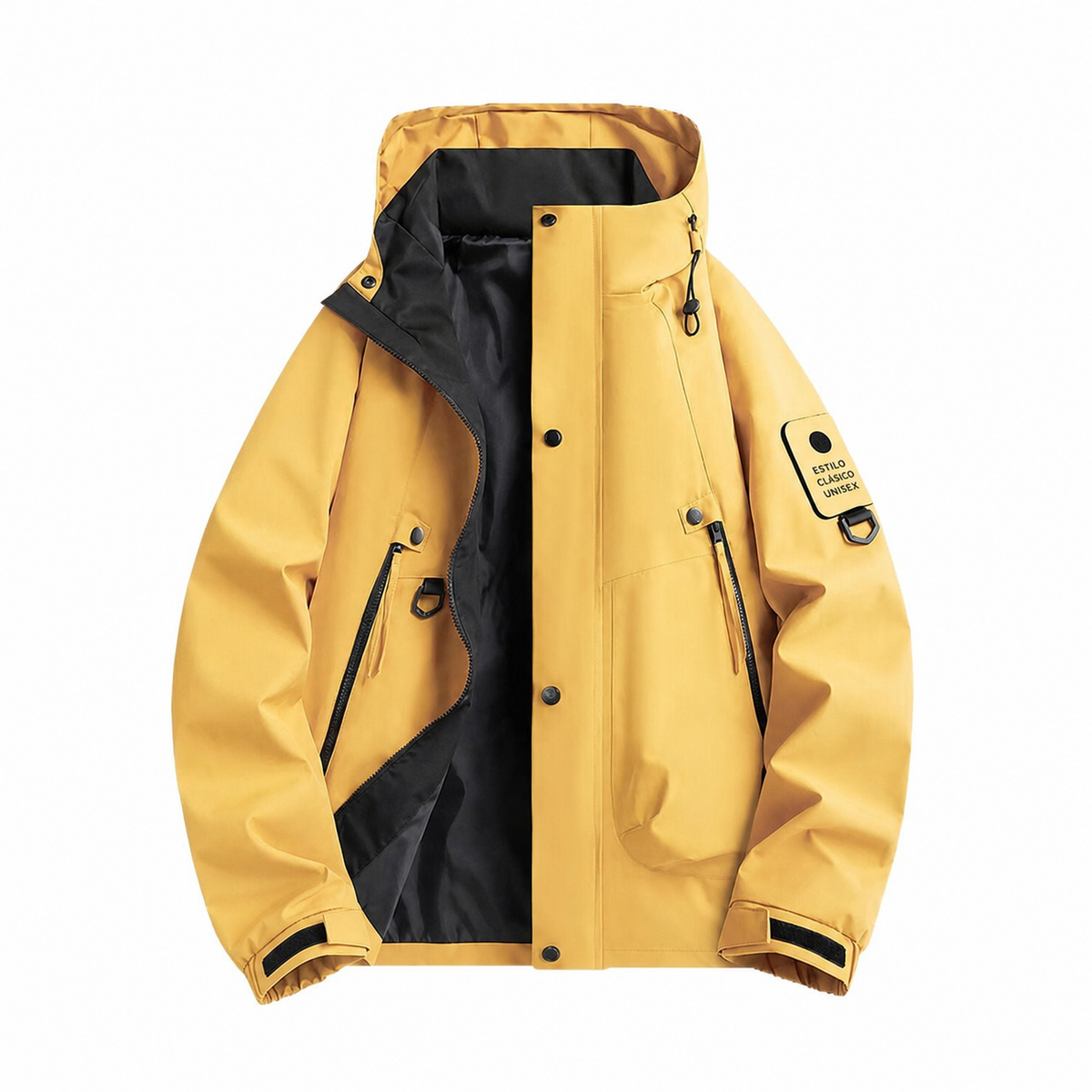 Chamarra NASA cortaviento con capucha unisex - 10