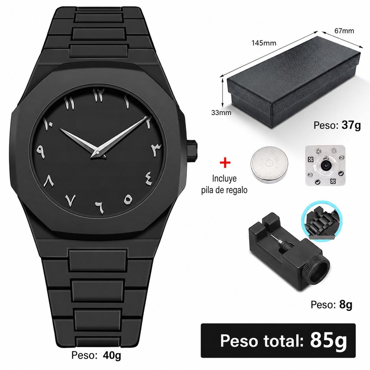 Reloj de Cuarzo Unisex Estilo Sport Dopamina